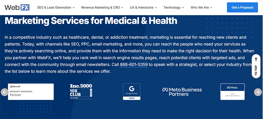 Blog HealthcareMarketingAgencies WebFX